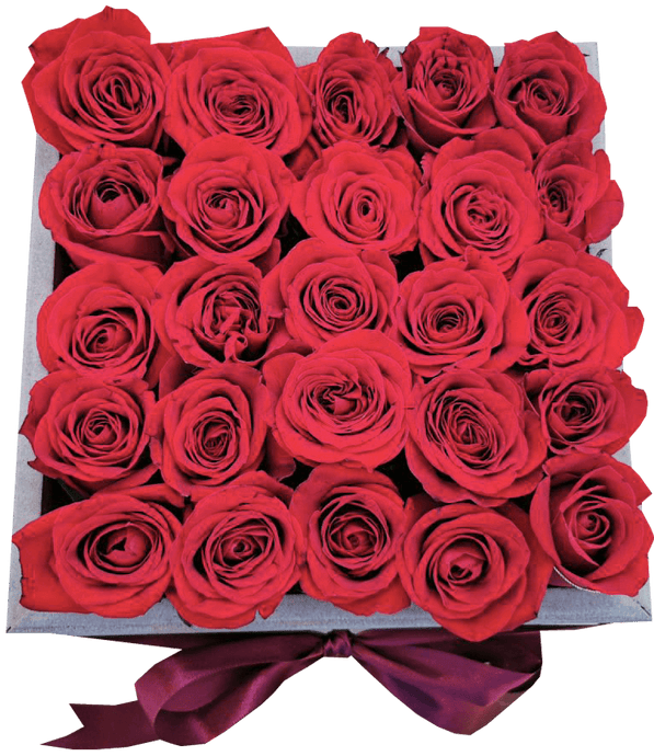 Caja de Rosas Rojas