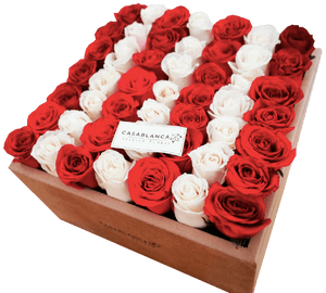 Caja combinada de Rosas (Blancas y Rosas)