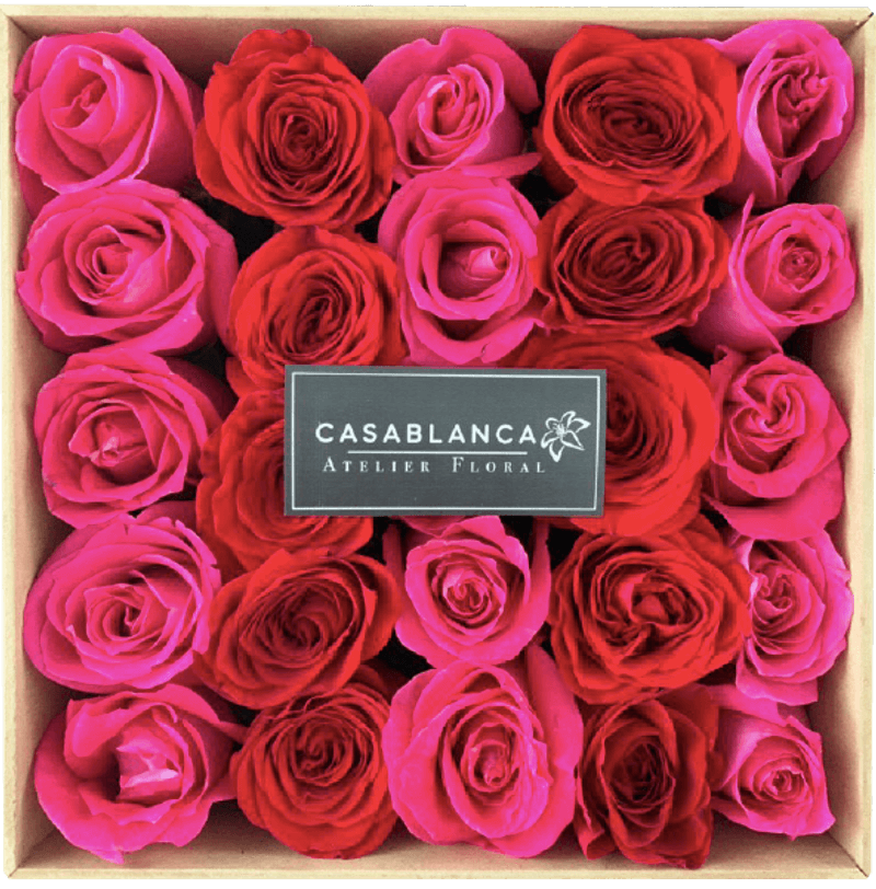 Caja combinada de Rosas (Rojas y Rosas)