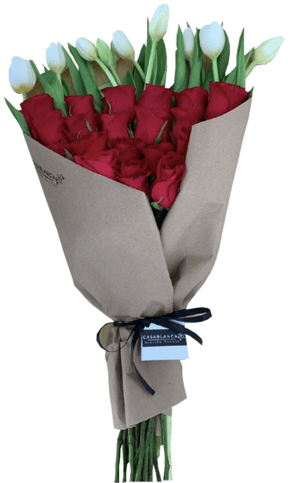 Ramo de Rosas y Tulipanes